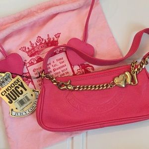 Brand new never used juicy couture pink bag.